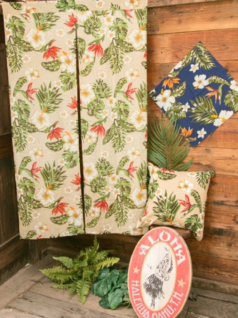 【Pre-order】 ief retro floral curtain ✱ (two-color) - Items for Display - Cotton & Hemp Multicolor