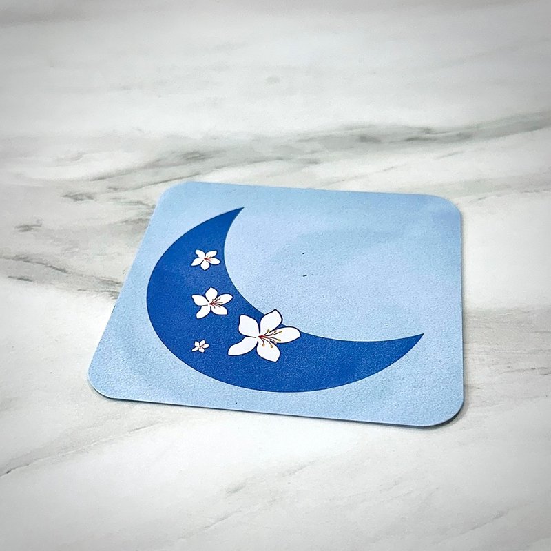 Tung Blossom Moonlight-Hakka Cultural and Creative Paper Coasters 30 pieces - Coasters - Paper 