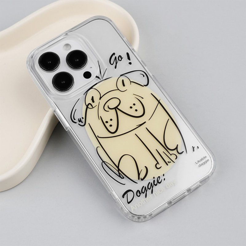 Fat Dog Circle iPhone Case - Phone Cases - Other Materials 