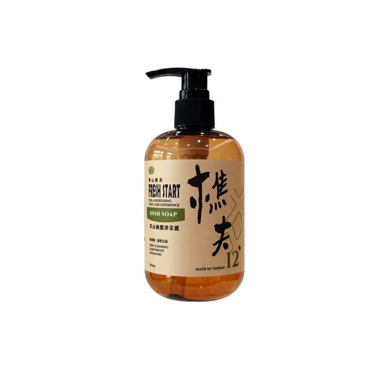 草山樵夫│樵夫12 草山碗盤淨采露│100~300mL - 碗盤清潔/洗碗精 - 其他材質 
