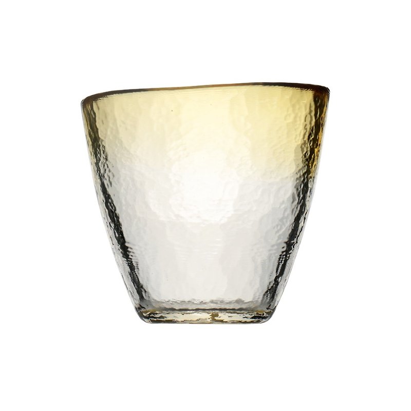 Feel Wide Mouth Cup-Amber 250ml - Mugs - Glass Gold