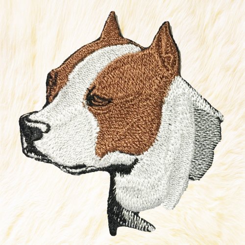 24PlanetsStudio Pitbull Terrier Dog Iron on Patch Buy 3 Get 1 Free