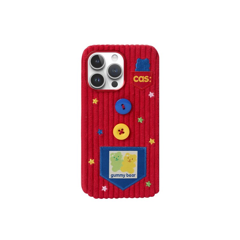 cas:pace 23A/W gummy bear fabric phone case - เคส/ซองมือถือ - ซิลิคอน 