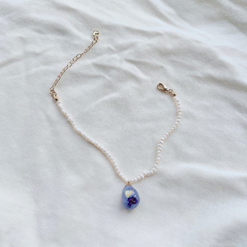 Dorothy Afternoon Tea Pearl Bracelet Uv Jewelry - Bracelets - Resin Purple