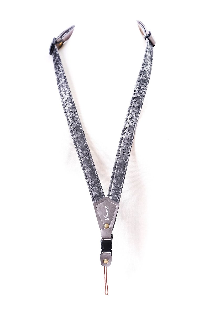 Chic mobile phone strap - Lanyards & Straps - Cotton & Hemp Silver