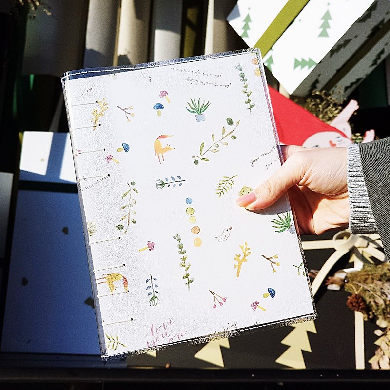 [Hand-stitched notebook] - Fox grass - increased version-A5 - Notebooks & Journals - Paper White