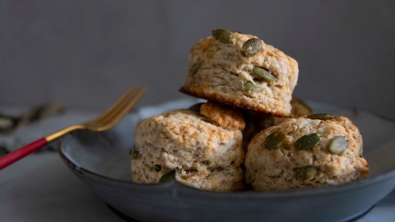 無奶蛋司康純素可食 - 零食/點心 - 新鮮食材 黃色