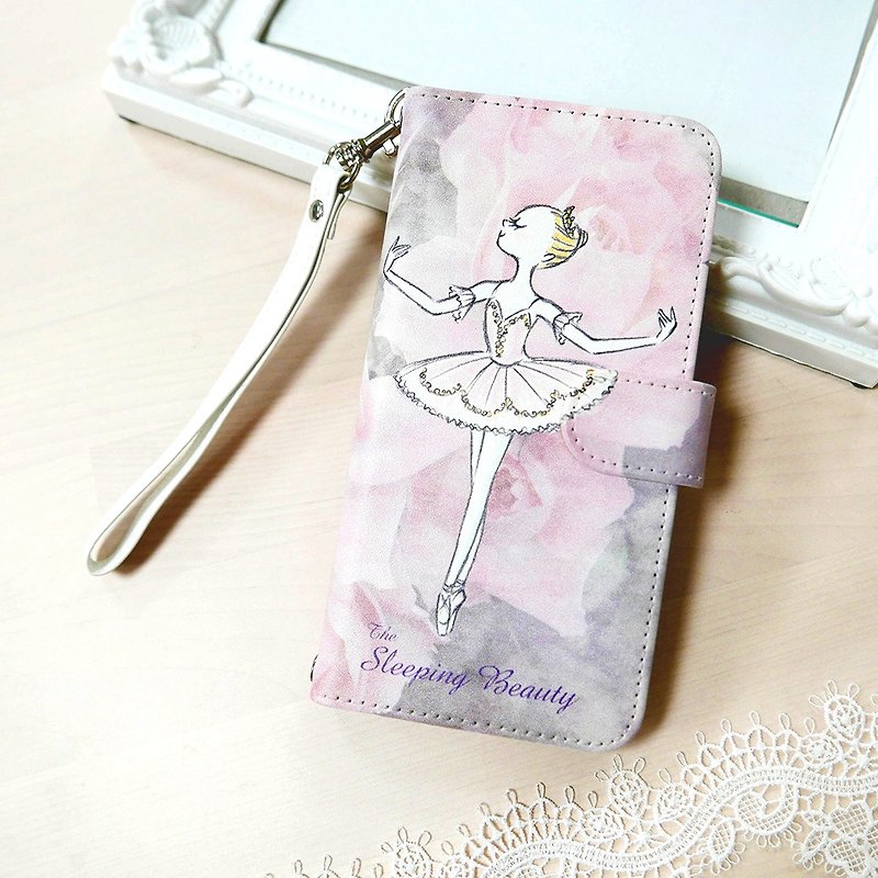 Yizhi Ballet | Sleeping Beauty Mobile Phone Case - Phone Cases - Faux Leather Pink