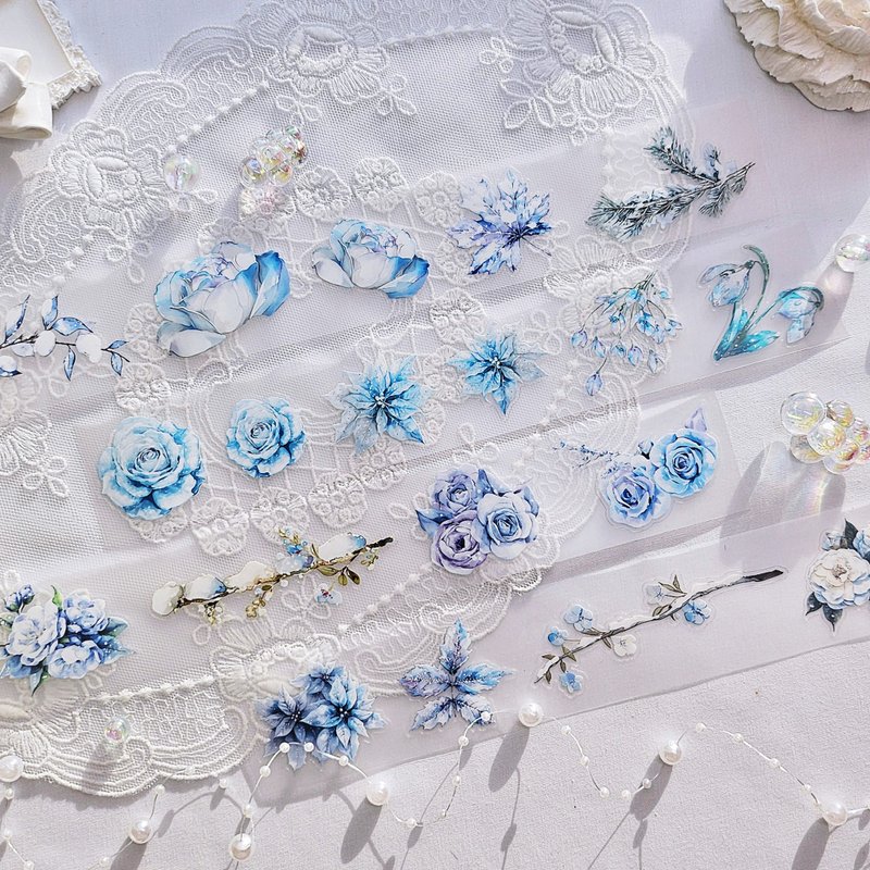 Aurora No.4 pet masking tape - 紙膠帶/和紙/PET - 其他材質 