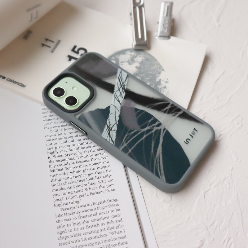 iPhone 15/14/13/12/11/SE3 , Autumn movement,matte, anti-drop iPhone case - Phone Cases - Plastic Gray
