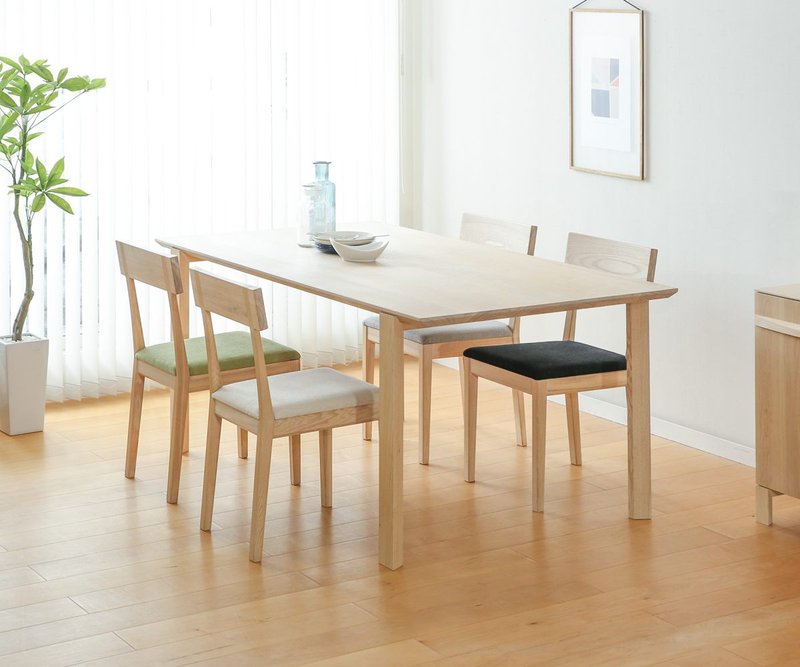 Woodwork Solidome Dining Table - โต๊ะอาหาร - ไม้ สีนำ้ตาล