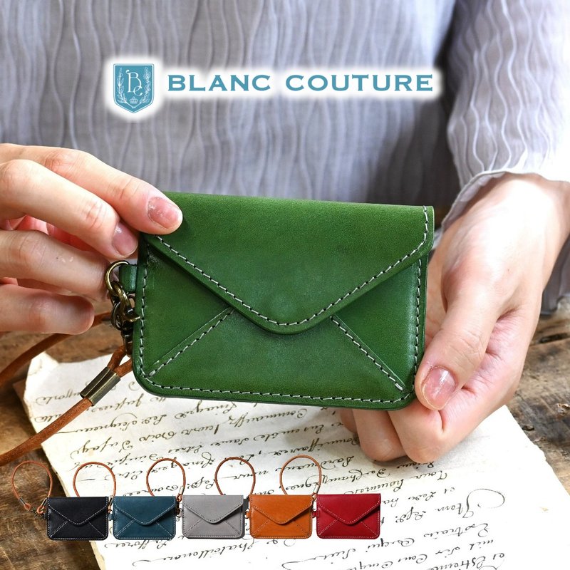 護照套 信封式 薄型 復古皮革 皮革 - 名片夾/名片盒 - 真皮 黑色