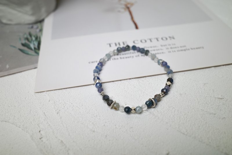Endless inspiration/crystal sterling silver bracelet/can be customized/ - Bracelets - Crystal 