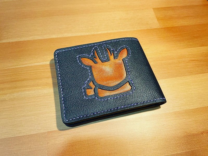 Leather short clip customization/discussion customization - Wallets - Genuine Leather Multicolor