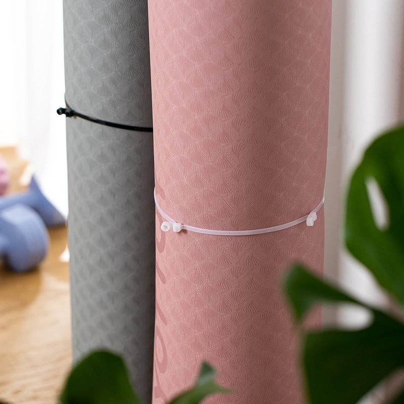 Japanese Frost Mountain nail wall self-locking nylon cable ties (20cm)-150 pieces-multiple colors available - อื่นๆ - ไนลอน ขาว