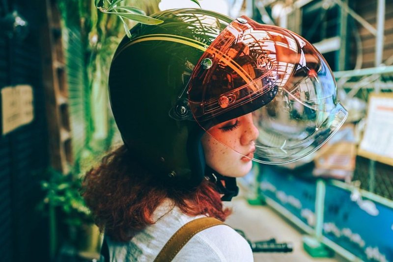 GALLOP通用可掀式泡泡鏡 漸層款-5款可選購 - 安全帽 - 其他材質 