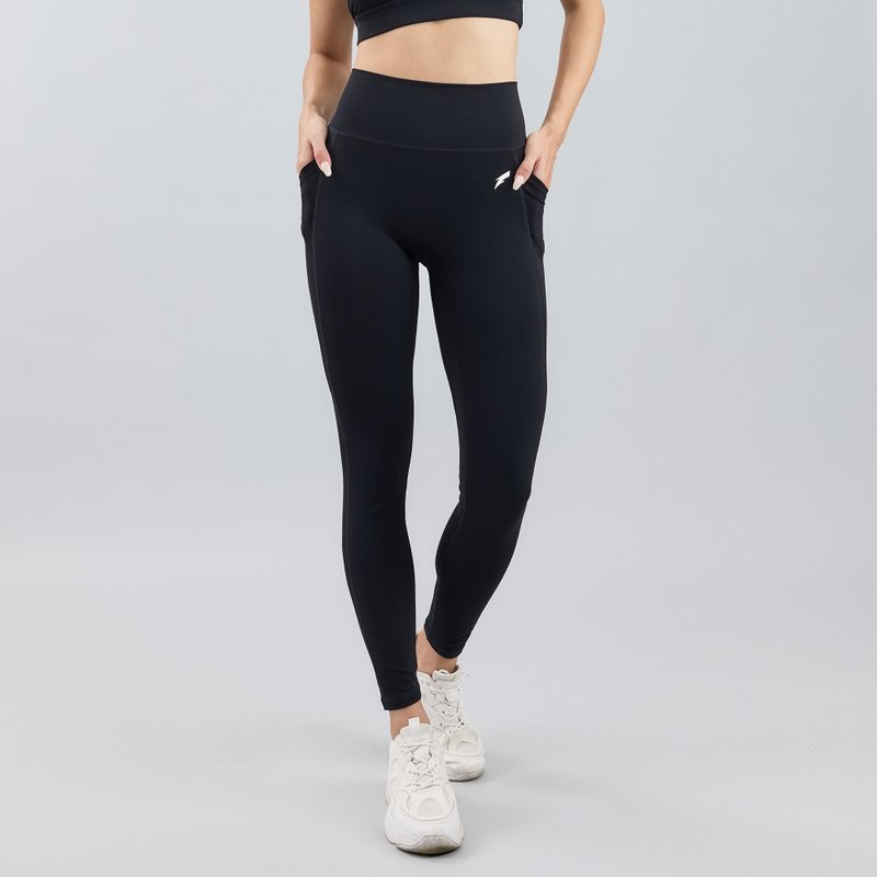 [THFTH] PLUS+ High Waist Tights [Black Jade Black] High waist and abdomen - Women's Sportswear Bottoms - Other Materials Black