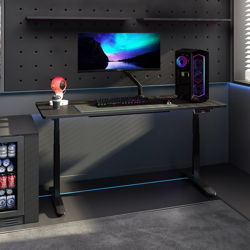 [アップグレード版] Flexispot 3セクション磁気収納電動昇降テーブル 120*60 テーブルセット - 机・テーブル - 木製 