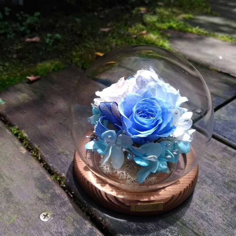 Valentine's Day (Small) Crystal Ball Preserved Flower Custom - ช่อดอกไม้แห้ง - พืช/ดอกไม้ หลากหลายสี