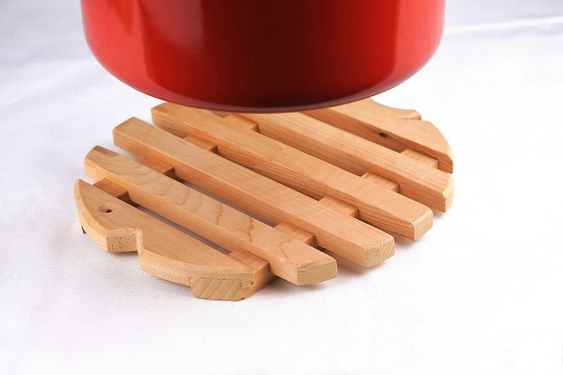 Taiwan cypress insulation pad - Coasters - Wood Khaki