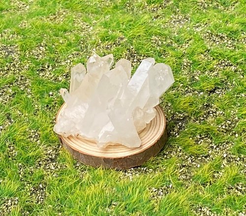 fitter 天然原礦能量白水晶簇 療癒 開運 可消磁淨化晶石手鍊 快速出貨