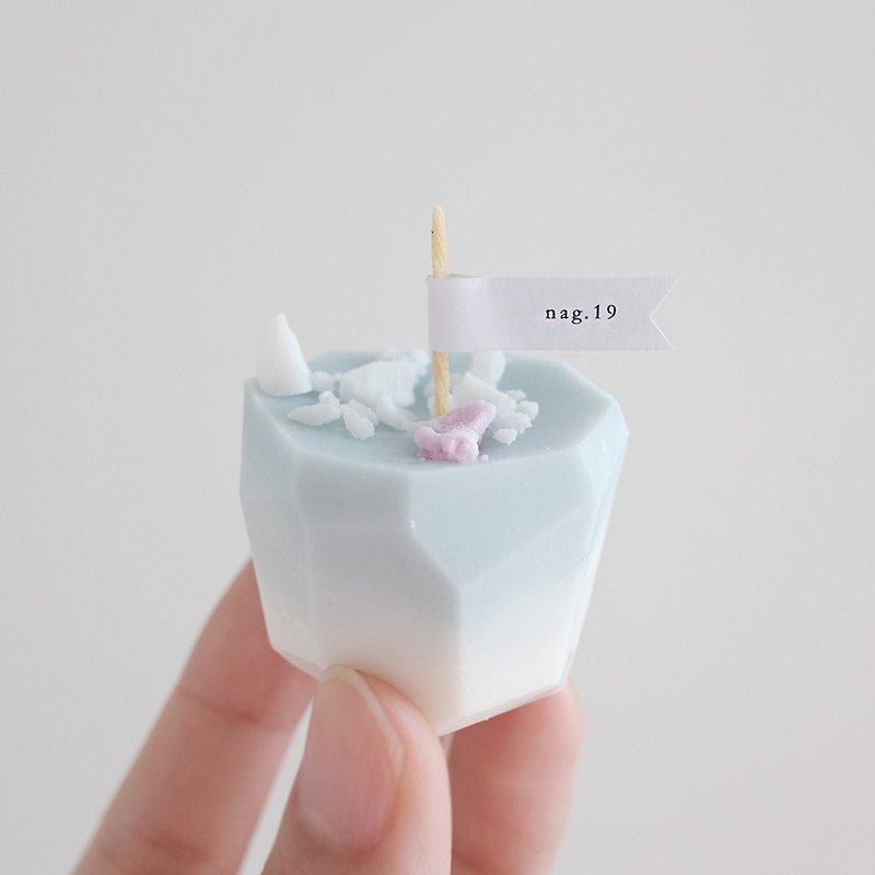 c u b e s | 大 豆 蠟 蠟 燭 handmade soy candle #s - 香薰蠟燭/燭台 - 蠟 藍色