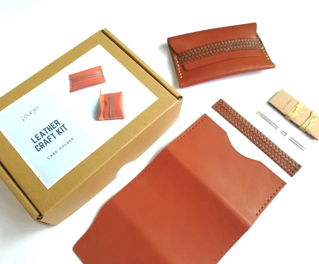 Diy Leather Craft Kit Business Card