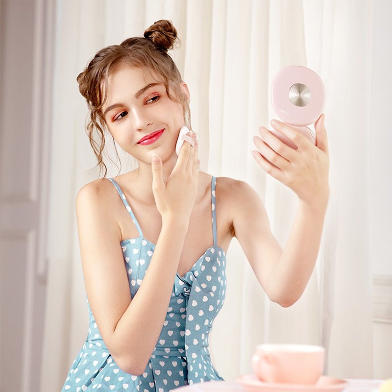 [Free shipping special] Feise resistant led makeup mirror with light portable small mirror men's portable foldable - ผลิตภัณฑ์ทำความสะอาดหน้า - วัสดุอื่นๆ 