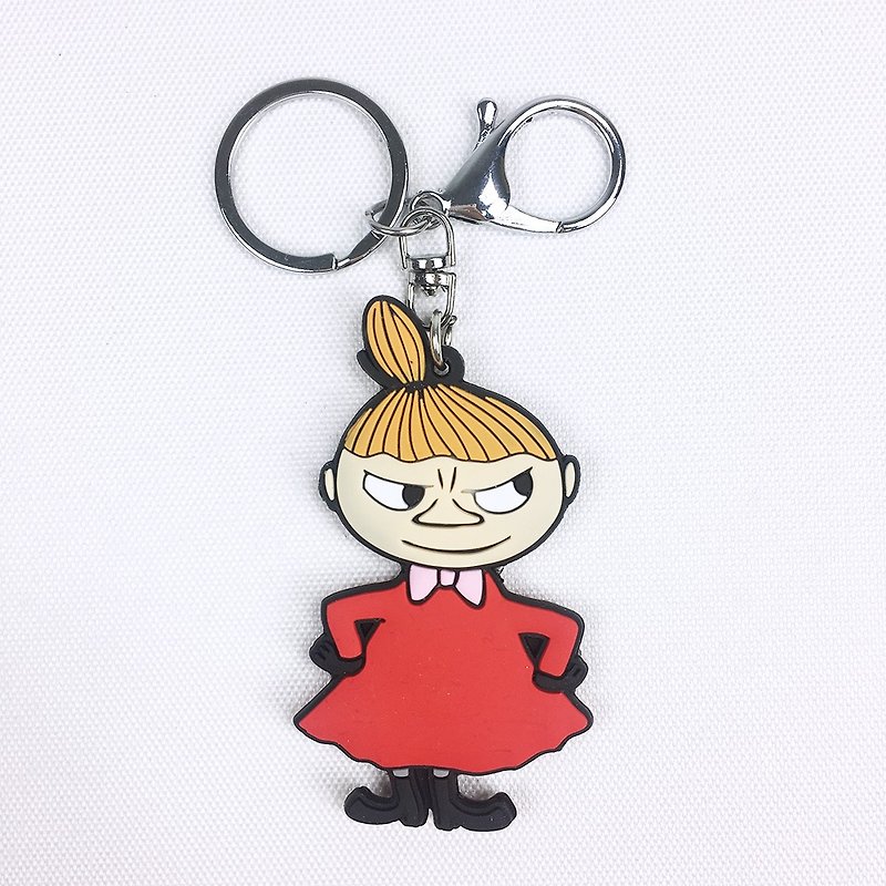 Moomin嚕嚕米授權-小不點鑰匙圈 - 鑰匙圈/鑰匙包 - 紙 紅色