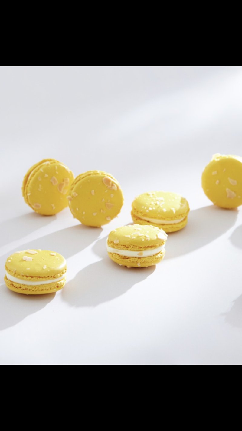 HERSTON【 黃 檸 檬 Citron 】1入馬卡龍 - 蛋糕/甜點 - 其他材質 黃色