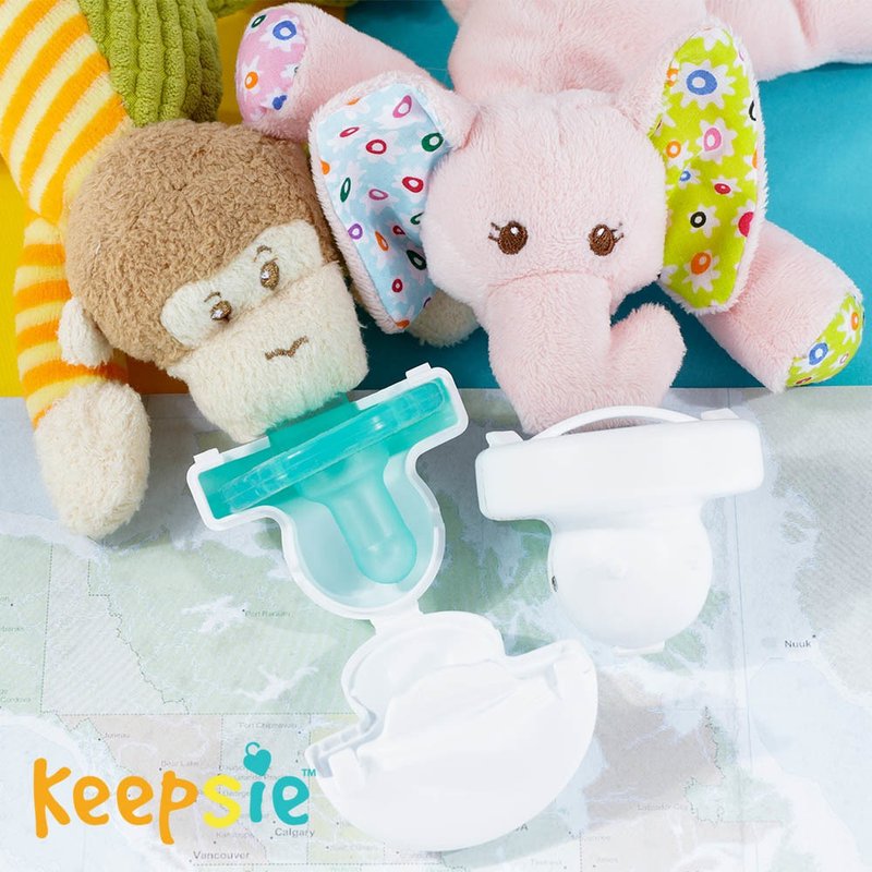 Fast arrival [Keepsie American Miracle] Pacifier Box - Blue - Baby Bottles & Pacifiers - Plastic Blue