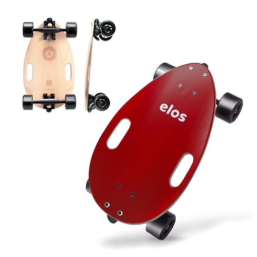 Elos都會滑板 Elos都會滑板・代步交通板 I 魔力紅