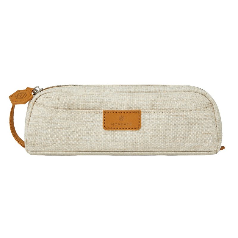 Nordace Siena Pro pencil case is available in two colors - beige | stylish style for class, work and meeting - Pencil Cases - Polyester 