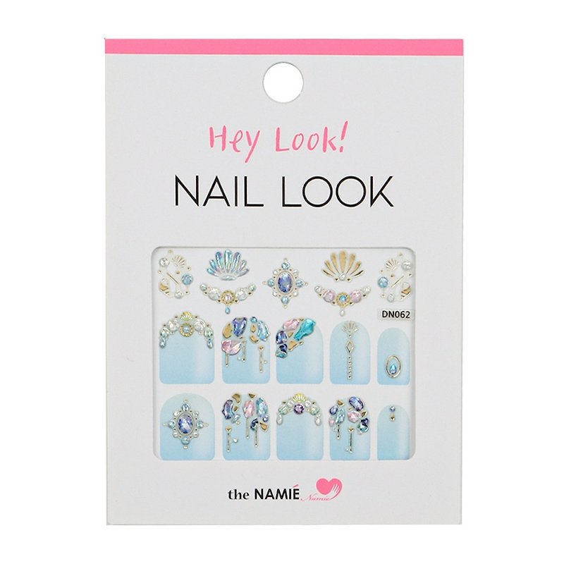 【DIY Nail Art】Hey Look Nail Art Decorative Art Sticker Summer Wave - Nail Polish & Acrylic Nails - Paper Gold