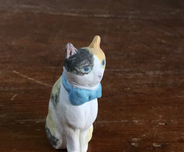 陶器人形/三毛猫 - ショップ hikari_pottery 人形・フィギュア - Pinkoi