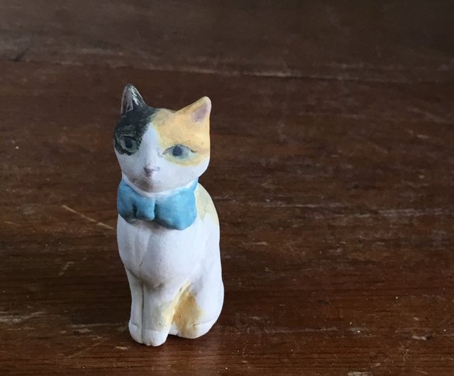 陶器人形/三毛猫 - ショップ hikari_pottery 人形・フィギュア - Pinkoi