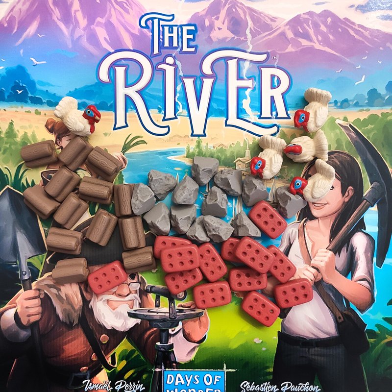 與 The River 棋盤遊戲兼容的豪華資源代幣 - 桌遊/牌卡 - 其他材質 