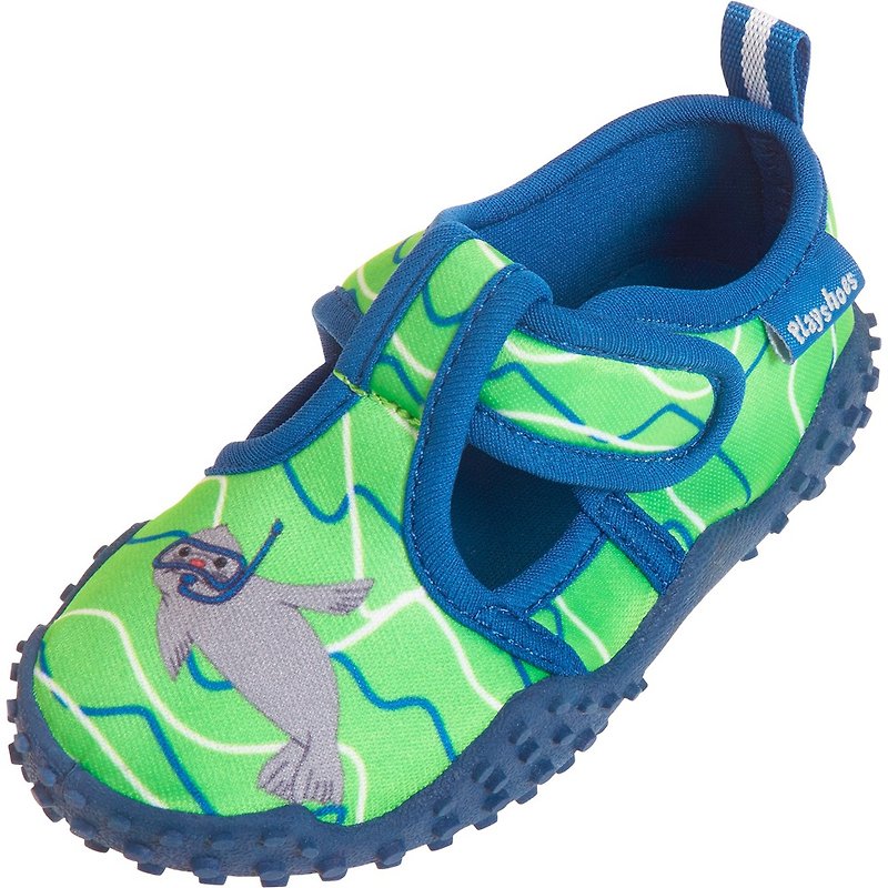 German PlayShoes UV Resistant Amphibious Beach Shoes-Devil Felt-Little Seal - Swimsuits & Swimming Accessories - Nylon Green