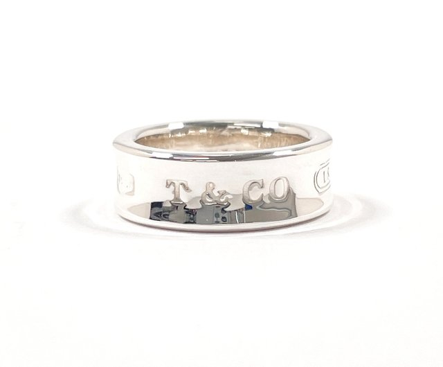 【美品】 256 TIFFANY&Co. リング　ナロー　シルバー　8.5号 日本直送中古美品】8.5号ティファニーTIFFANY&Co. リング・指輪