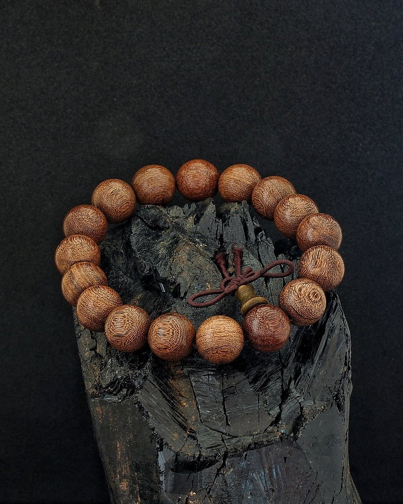 Wood Beads 12mm bracelet - Bracelets - Wood 