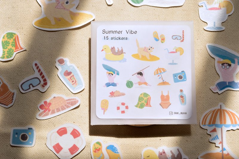 Summer Vibe washi stickers - Stickers - Paper 