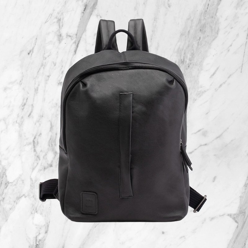 [Spain BIBA] West Riverside Riw2l stylish business light travel backpack - Backpacks - Genuine Leather Black
