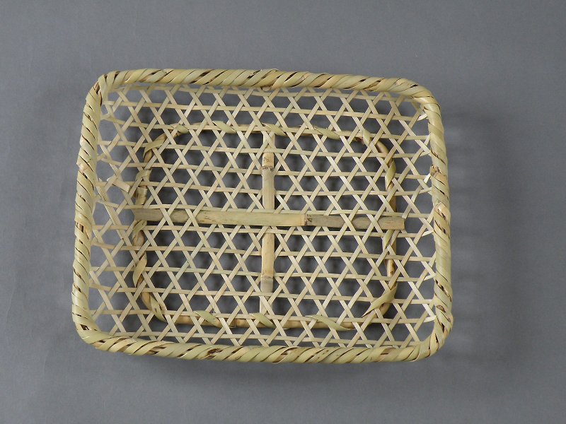 Sixth Horizontal Basket Basket Roof Bamboo Product Display - Small Plates & Saucers - Bamboo Green