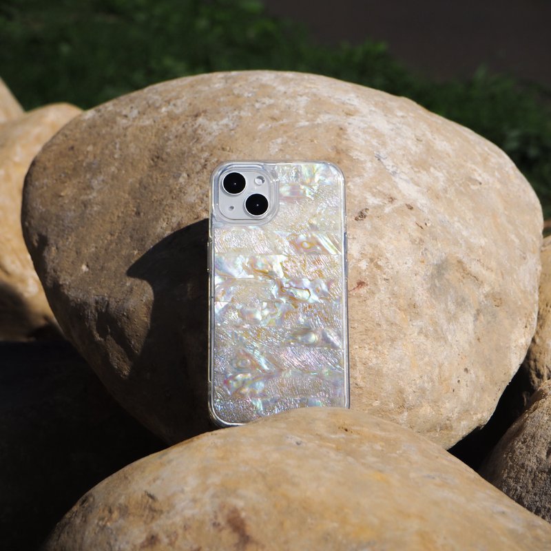 Elegant Rose Phone Case | Purple Abalone | Gift | For Apple iPhone - Phone Cases - Shell Gray