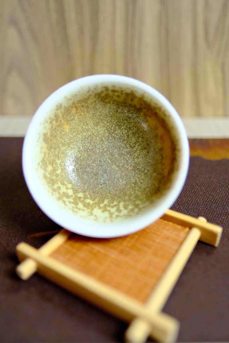 柴燒茶杯 - 落灰志野茶杯 - 陶藝/玻璃 - 陶 