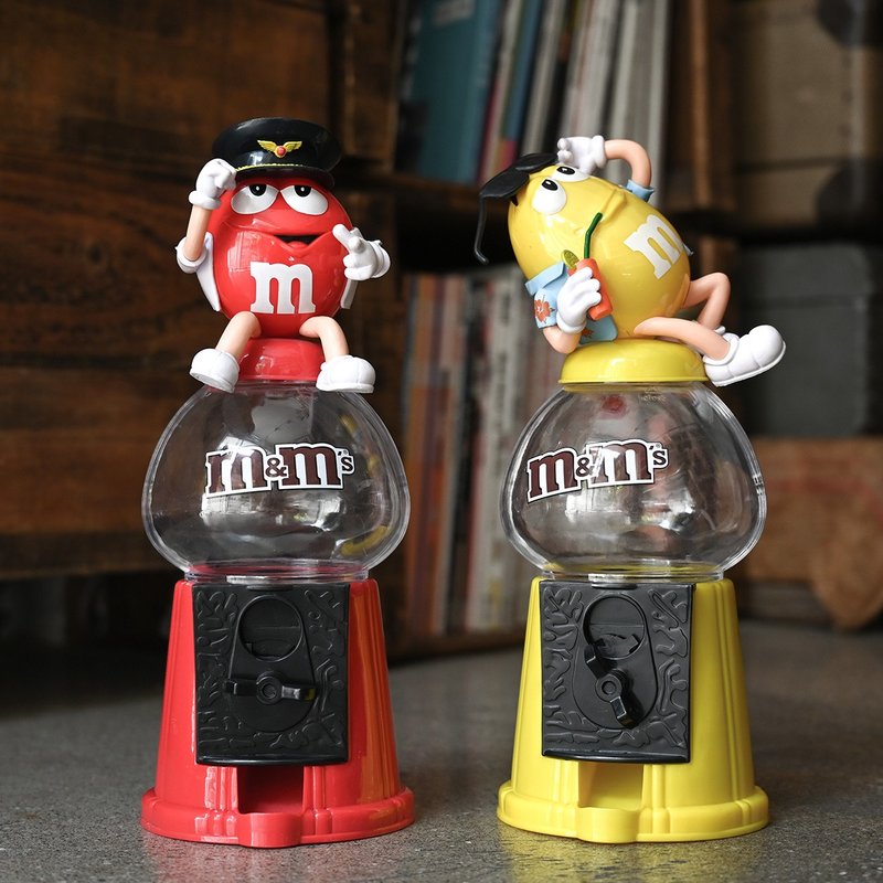 Vintage M&M's Candy Toy Machine - กระปุกออมสิน - ผ้าฝ้าย/ผ้าลินิน หลากหลายสี