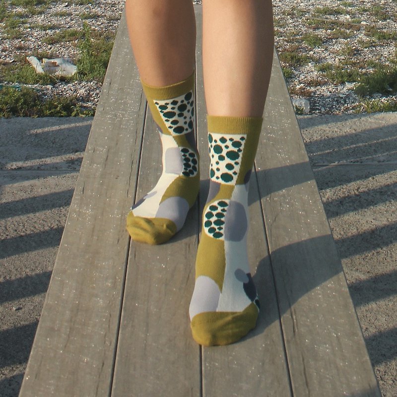 Remarkable / Green (M) - MIT Design Socks - Socks - Cotton & Hemp Green