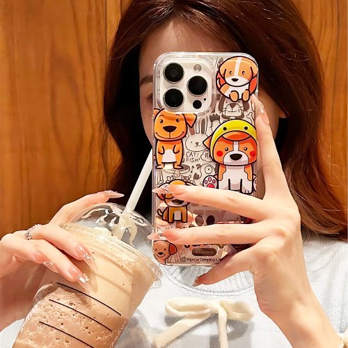 Sigema Creation iPhone Cases 【防刮痕】光亮冰雪白鏡面金iPhone 15 Pro/15 ProMax手機殼