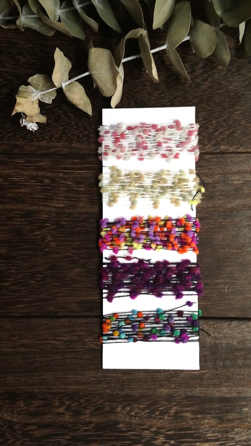 日記装飾 　小さなpompom　2m 5種類 - 編み物/刺繍/羊毛フェルト/裁縫 - コットン・麻 多色