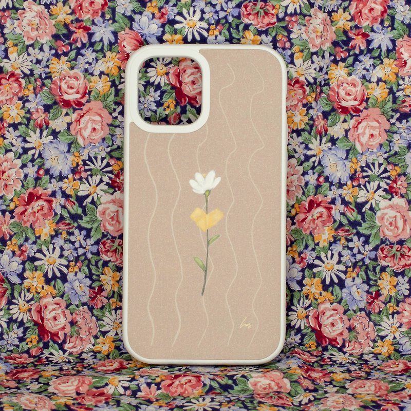 Blossoming Season / Rhino Shield SolidSuit White iPhone Shockproof Case